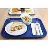 Kristallon Fast Food Polypropylene Rectangular Serving Tray 450 x 350 mm Blue