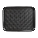 Kristallon Fast Food Polypropylene Rectangular Serving Tray 450 x 350 mm Black
