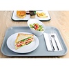 Kristallon Fast Food Polypropylene Rectangular Serving Tray 450 x 350 mm Grey