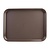 Kristallon Fast Food Polypropylene Rectangular Serving Tray 450 x 350 mm Brown