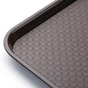 Kristallon Fast Food Polypropylene Rectangular Serving Tray 450 x 350 mm Brown