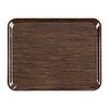 Roltex Melamine Rectangular Serving Tray 460 x 360 mm Brown Roltex Melamine Rectangular Serving Tray 460 x 360 mm Brown