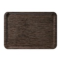 Roltex Melamine Rectangular Serving Tray 530 x 370 mm Brown
