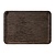 Roltex Melamine Rectangular Serving Tray 530 x 370 mm Brown