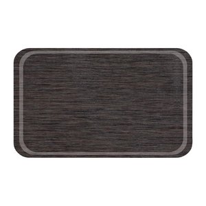 Roltex Antypoślizgowa prostokątna taca do serwowania 530 x 370 mm z melaminy, brązowa