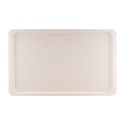 Roltex Polyester Rectangular Serving Tray 530 x 370 mm Grey