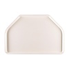 Roltex Polyester Trapezoidal Serving Tray 500 x 325 mm Grey