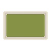 Roltex Laminated Polyester Rectangular Serving Tray GN 1/1 Green
