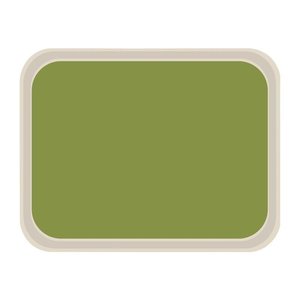 Roltex Laminated Polyester Rectangular Serving Tray 470 x 360 mm Green