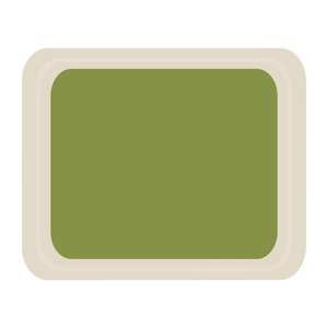 Roltex Laminated Polyester Rectangular Serving Tray 420 x 320 mm Green Roltex Laminated Polyester Rectangular Serving Tray 420 x 320 mm Green