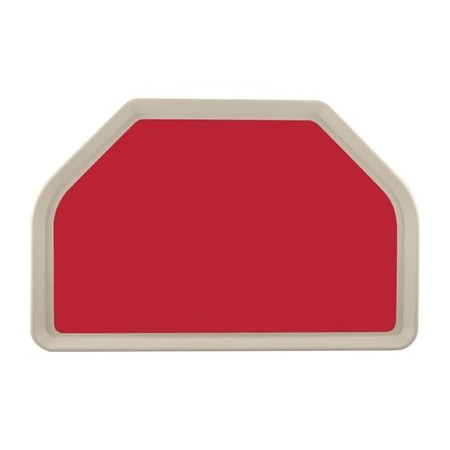 Roltex Trapezowa taca do serwowania 375 x 265 mm z laminowanego poliesteru, czerwona Roltex Trapezowa taca do serwowania 375 x 265 mm z laminowanego poliesteru, czerwona