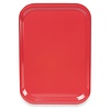 Roltex Trapezowa taca do serwowania 375 x 265 mm z laminowanego poliesteru, czerwona