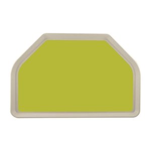 Roltex Polyester Trapezoidal Serving Tray 265 x 375 mm Green