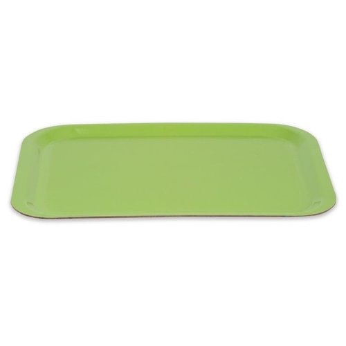 Roltex Trapezowa taca do serwowania 265 x 375 mm z poliestru, zielona
