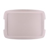 Roltex Polypropylene Rectangular Serving Tray 435 x 310 mm with Handles Grey