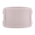Roltex Polypropylene Rectangular Serving Tray 435 x 310 mm with Handles Grey
