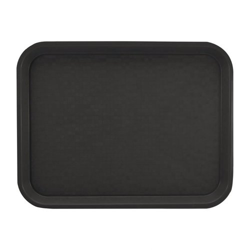 Roltex Polypropylene Rectangular Serving Tray 435 x 310 mm with Handles Black Roltex Polypropylene Rectangular Serving Tray 435 x 310 mm with Handles Black