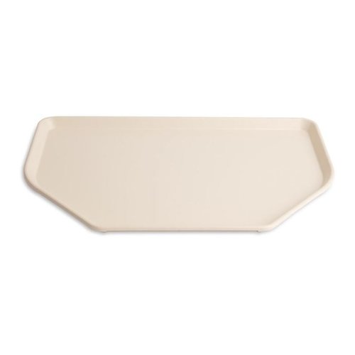 Roltex Trapezowa taca do serwowania 500 x 325 mm z poliestru, biała Roltex Trapezowa taca do serwowania 500 x 325 mm z poliestru, biała