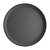 Kristallon Polypropylene Round Non-Slip Serving Tray Ø 356 mm Black