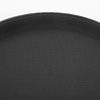 Kristallon Polypropylene Round Non-Slip Serving Tray Ø 356 mm Black
