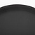 Kristallon Polypropylene Round Non-Slip Serving Tray Ø 356 mm Black