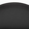 Kristallon Polypropylene Round Non-Slip Serving Tray Ø 406 mm Black
