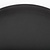 Kristallon Polypropylene Round Non-Slip Serving Tray Ø 406 mm Black