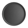 Kristallon Glass Fibre Round Non-Slip Serving Tray Ø 406 mm Black