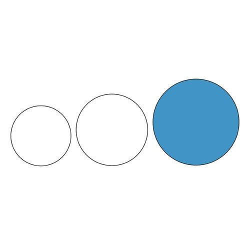 Kristallon Glass Fibre Round Non-Slip Serving Tray Ø 406 mm Black