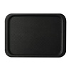 Roltex Plastic Rectangular Non-Slip Serving Tray 490 x 340 mm Black Roltex Plastic Rectangular Non-Slip Serving Tray 490 x 340 mm Black