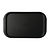 Roltex Plastic Rectangular Non-Slip Serving Tray 630 x 390 mm Black