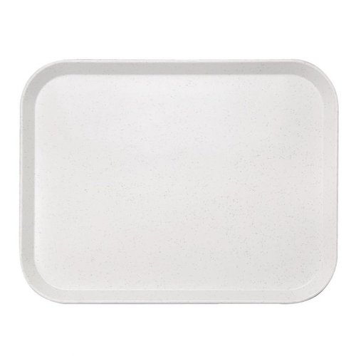 Kristallon Glass Fibre Rectangular Canteen Tray 457 x 356 mm White