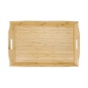 Olympia Bamboo Rectangular Serving Tray 584 x 381 mm with Handles Beige Olympia Bamboo Rectangular Serving Tray 584 x 381 mm with Handles Beige