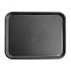 Kristallon Polypropylene Rectangular Non-Slip Serving Tray 458 x 356 mm Black