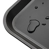 Kristallon Polypropylene Rectangular Non-Slip Serving Tray 458 x 356 mm Black