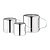 Olympia Concorde Milk Jug Stainless Steel 140ml