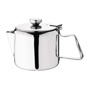 Olympia Concorde Stainless Steel Teapot 17oz 480ml (Single) Olympia Concorde Stainless Steel Teapot 17oz 480ml (Single)