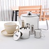 Olympia Concorde Stainless Steel Teapot 2Ltr