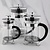 Olympia Contemporary Glass Cafetiere 6 Cup
