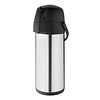 Olympia Stainless Steel Vaccum Flask with Pump 4 L