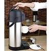 Olympia Stainless Steel Vaccum Flask with Pump 4 L