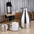 Olympia Stainless Steel Insulated Jug 1,5 L with Chrome Lid