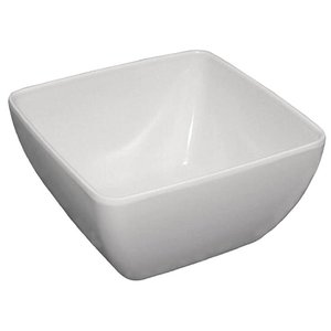 Kristallon Curved White Melamine Bowl 11in