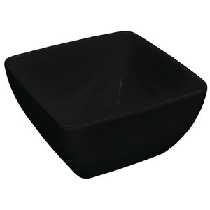 Kristallon Curved Black Melamine Bowl 11in Kristallon Curved Black Melamine Bowl 11in
