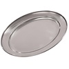 Olympia Owalna taca do serwowania 250 x 250 mm ze stali nierdzewnej