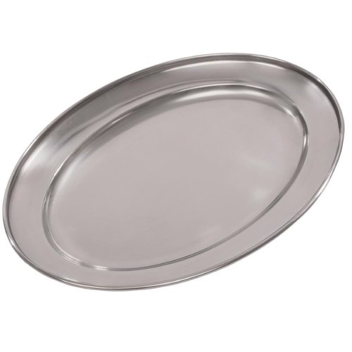 Olympia Stainless Steel Oval Serving Tray 250 x 250 mm Olympia Stainless Steel Oval Serving Tray 250 x 250 mm
