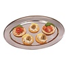 Olympia Stainless Steel Oval Serving Tray 300 x 300 mm Olympia Stainless Steel Oval Serving Tray 300 x 300 mm