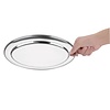 Olympia Stainless Steel Oval Serving Tray 300 x 300 mm Olympia Stainless Steel Oval Serving Tray 300 x 300 mm