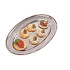 Olympia Stainless Steel Oval Serving Tray 350 x 350 mm