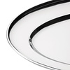Olympia Stainless Steel Oval Serving Tray 350 x 350 mm